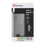 Matériels informatique adaptateur USB-C VERBATIM 49142 Hub Multiports infinytech Réunion 02