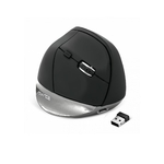Matériels informatique souris ergonomique verticale ADVANCE Vertical Plus Sans Fil Noire infinytech Réunion 01