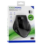 Matériels informatique souris ergonomique TNB MWERGO Droitier Sans Fil Noire infinytech Réunion 03
