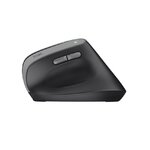 Matériels informatique souris ergonomique TRUST Bayo II Droitier Sans Fil Noire infinytech Réunion 03