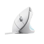 Matériels informatique Souris verticale TRUST Verto Filaire Droitier Blanche infinytech Réunion 02