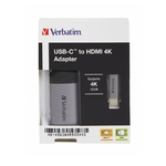 Matériels informatique adaptateur VERBATIM 49143 USB-C Mâle vers HDMI Femelle 4K infinytech Réunion 02