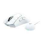 Matériels informatique souris RAZER DeathAdder V4 Pro Blanche infinytech Réunion 03