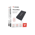 Matériels informatique mini SSD externe VERBATIM 32030 Metal Mini 512Go Noir infinytech Réunion 02