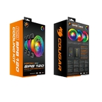 Matériels informatique COUGAR VORTEX RGB SPB 120mm Noir Lot de 3 infinytech Réunion 02