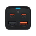 Matériels informatique BASEUS GaN3 Pro 65W 4 Ports USB Noir infinytech Réunion 03