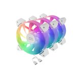 MARS GAMING MF-3A ARGB 120mm Blanc Pack de 3 infinytech Réunion 02