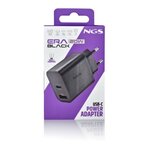 NGS ERA Chargeur 2 ports USB 20W Noir infinytech Réunion 04