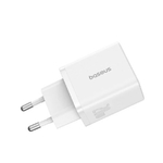 BASEUS Chargeur Compact 2 ports USB 20W Blanc infinytech Réunion 04