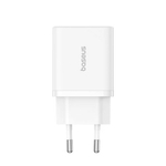 BASEUS Chargeur Compact 2 ports USB 20W Blanc infinytech Réunion 02