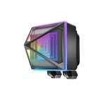 Azza Pyramid RGB 240mm Noir infinytech Réunion 02