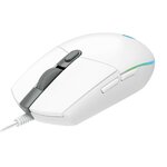 LOGITECH G102 LightSync Blanche infinytech Réunion 02