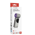 Ventilateur à main sur batterie Verbatim CoolnGo Air Jet Gris Violet Infinytech