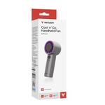 Ventilateur à main sur batterie Verbatim CoolnGo Ice Touch Gris Violet Infinytech