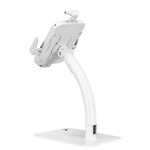 Support tablette universel sur pied Maclean MC-468 avec antivol Blanc Infinytech La Réunion