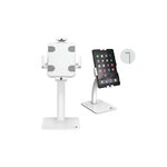 Support tablette universel sur pied Maclean MC-468 avec antivol Blanc