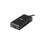 Matériels informatique Hub USB-C V7 vers USB 3.0 et Ethernet infinytech Réunion 2