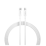 DEVIA Câble USB-C Mâle Mâle PD 100W 5A 1.5m Blanc infinytech Réunion 01