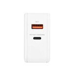 BLUESTORK Chargeur Smart 65W USB-C et USB-A avec câble USB-C Blanc infinytech Réunion 02