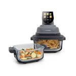 Schneider Friteuse à air en verre Crisp’or Gris infinytech Réunion 03