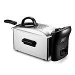 FRITEUSE SEMI-PRO INOX 3L 2100W AVEC VITRE KFRY INOX KITCHENCOOK infinytech Réunion 03