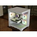 M.RED Crystal Sea Mini Blanc Ryzen7 8700F et RTX 5060 Ti Eagle OC Ice infinytech Réunion 01