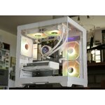 M.RED Crystal Sea Mini Blanc Ryzen7 8700F et RTX 5060 Ti Eagle OC Ice infinytech Réunion 02