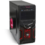 Matériels informatique boitier pc SPIRIT OF GAMER XFighter 31 Rouge infinytech Réunion 1