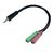 Matériels informatique adaptateur MCL jack 3.5mm pour micro et casque 20cm infintech Réunion 1