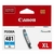 Consommables informatique cartouche d'encre CANON CLI-481 XL Cyan infinytech Réunion