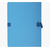 Fournitures bureautique chemise dos extensible EXACOMPTA 24x32cm Bleu Clair infinytech Réunion 2