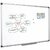 Matériels bureautique tableau blanc émaillé 240 x 120 cm avec auget infinytech Réunion 1