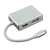 Convertisseur MCL USB Type-C vers HDMI ou DVI-I ou VGA avec USB 3.0 infinytech Réunion 2