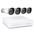 Kit de Vidéosurveillance numérique FOSCAM FN7108E-B4-2T 4 caméras 1080P infinytech Réunion 01