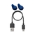 Matériels audio écouteurs sport JVC HA-EN15W Sport Gummy Bluetooth Bleu infinytech Réunion 03