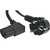 Matériels informatique cordon d'alimentation PC CEE7 C13 coudé noir 3m infinytech Réunion 01