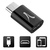 Accessoires téléphonie adaptateur AKASHI ALTADPTCMUSBBLK micro USB vers USB-C Noir infinytech Réunion 01