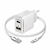 Accessoires téléphonie chargeur secteur AKASHI 20W avec câble lightning Blanc infinytech Réunion 01