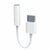 Matériels informatique adaptateur WE CONNECT USB-C male vers jack 3.5mm femelle blanc infinytech Réunion 01