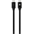 Accessoires téléphonie câble VOLKANO VK-20167-BK Weave Series 18W Type-C Mâle Mâle 1.2m Noir infinytech Réunion 01