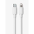 Accessoires téléphonie câble GEEK MONKEY USB-C Mâle vers Lightning Charge rapide 1m Blanc infinytech Réunion 01