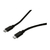 Accessoires téléphonie câble USB-C Mâle vers USB-C Mâle 1m Noir infinytech Réunion 01