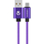 Accessoires téléphonie câble VOLKANO VK-20061-PK Fashion Series USB Type-A vers USB Type-C 1.8m Violet infinytech Réunion 01