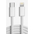 Accessoires smartphone câble GEEK MONKEY USB-C vers Lightning 20W 1.5m Blanc infinytech Réunion 01