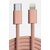 Accessoires smartphone câble GEEK MONKEY USB-C vers Lightning 20W 1.5m Rose infinytech Réunion 01