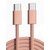 Matériels informatique câble GEEK MONKEY USB-C Mâle Mâle 1.5m Rose infinytech Réunion 01