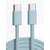 Matériels informatique câble GEEK MONKEY USB-C Mâle Mâle 1.5m Bleu infinytech Réunion 01