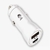 Accessoires auto chargeur allume-cigare GEEK MONKEY USB-A et USB-C Charge Rapide Blanc infinytech Réunion 01