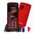 Téléphonie mobile GSM KONROW Senior 280 Rouge infinytech Réunion 10