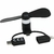 Accessoires mini ventilateur USB-C, micro USB et Lightning Noir infinytech Réunion 01
